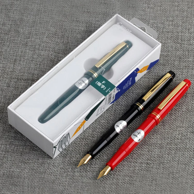 PILOT 78g + 22k золотистый оригинальный иридиевая перьевая ручка ef f m nib чернильный