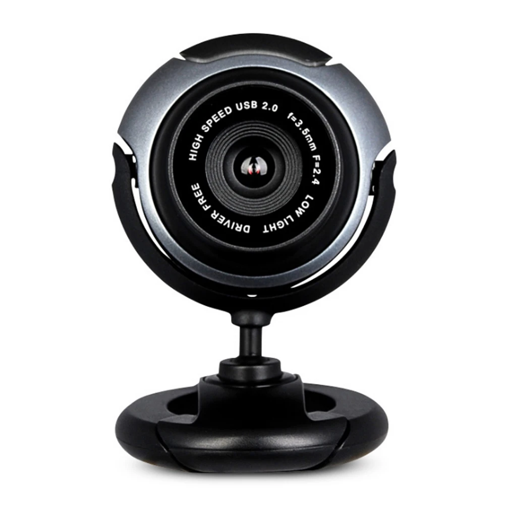 

Home Office For PC Laptop Camera With Microphone Clip On Video Conferencing Teaching HD Webcam Rotatable USB 2.0 Plug And Play