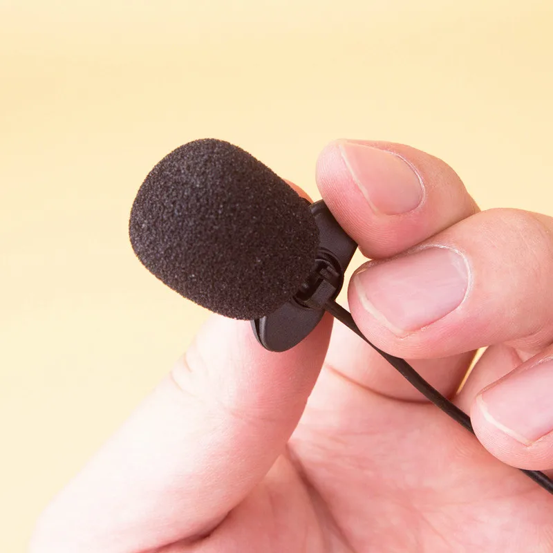 Портативная мини-вспышка с креплением на лацкане проводные стерео-микрофоны для