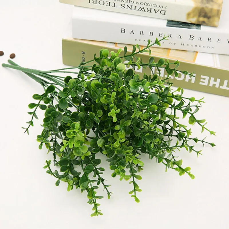 3 вида стилей водная трава эвкалипта пластиковые искусственные растения зеленая