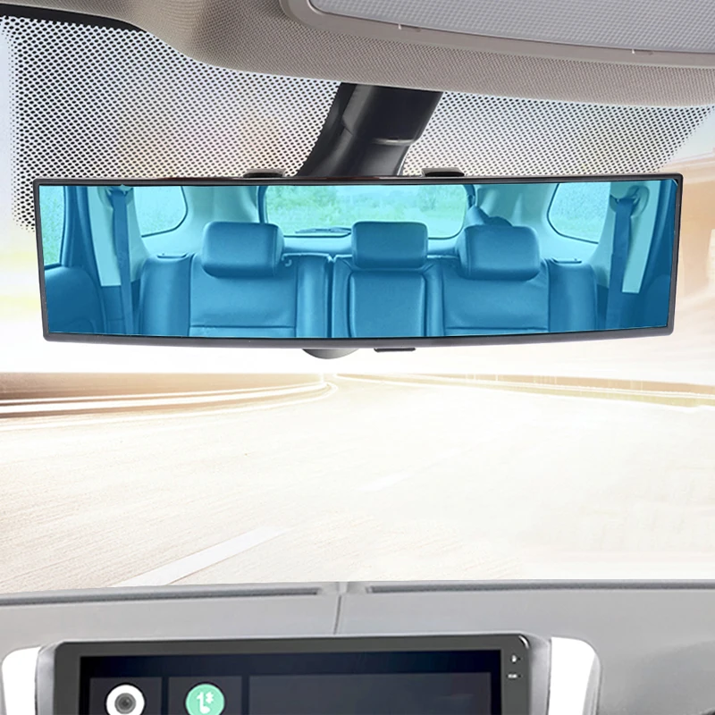 

Автомобильное антибликовое большое зеркало заднего вида 300 мм, детское зеркало заднего вида, угловой панорамный Автомобильный интерьер, ак...