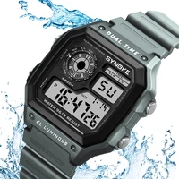 synoke military sports watch shock digital watch led men clocks relojes deportivos waterproof luminous alarm clock male 2019