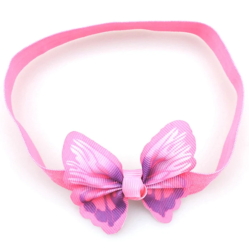 

New Fashion Children Elastic Hair Band Girls Headwear Simulation Butterfly Hairbands Kids Hair Accessories Headbands