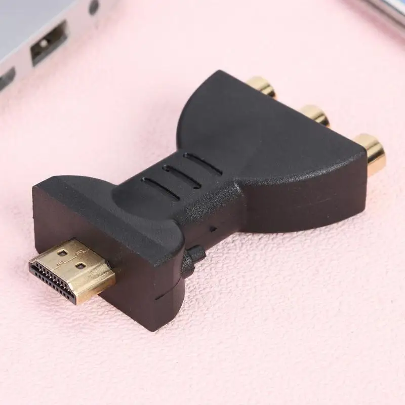 HDMI совместимый штекер к 3 RCA разъем композитный AV аудио видео адаптер конвертер
