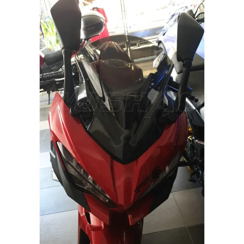 Мотоцикл двойной пузырь ветрового стекла экран для Kawasaki Ninja 400 250 EX EX400 EX250 KRT Edition черный