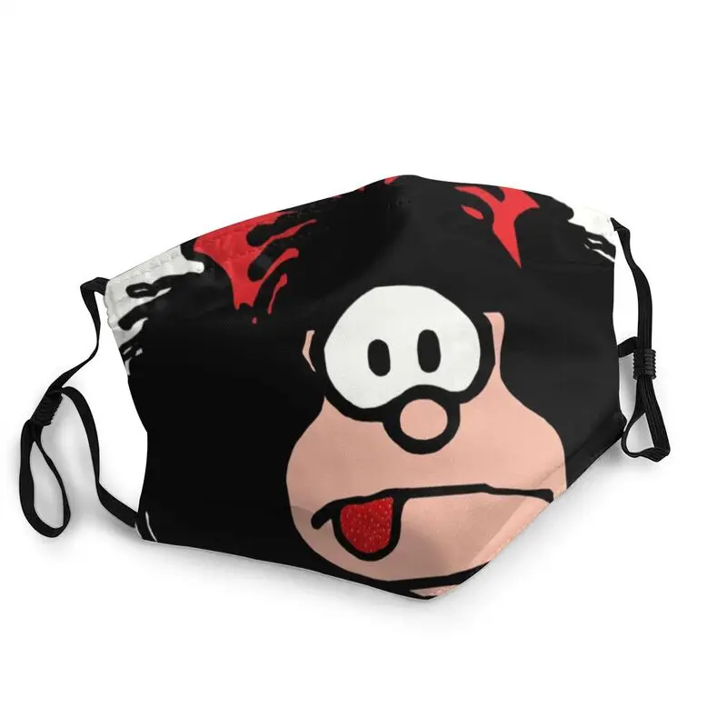 

Забавная не одноразовая маска для лица с мангой, унисекс, для взрослых