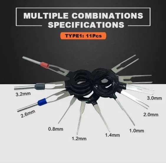 Инструмент для удаления клемм проводов обжимной соединитель автомобильной
