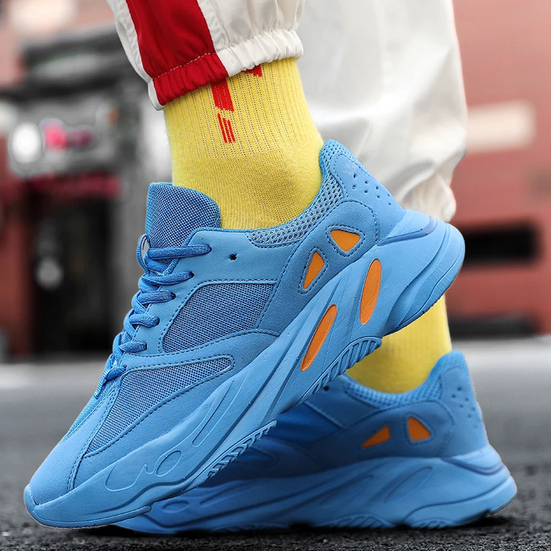 

2019 new Fashion sneakers men's PU material shoes high quality casual youth street breathable comfortable flat shoes men's shoes