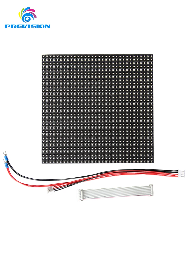 SMD P7.62 комнатный полноцветный светодиодный модуль 32*32 пикселя 244*244 мм