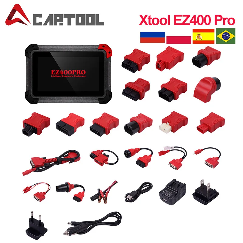 Автомобильный диагностический инструмент XTOOL EZ400pro obd 2 и сканер кодов