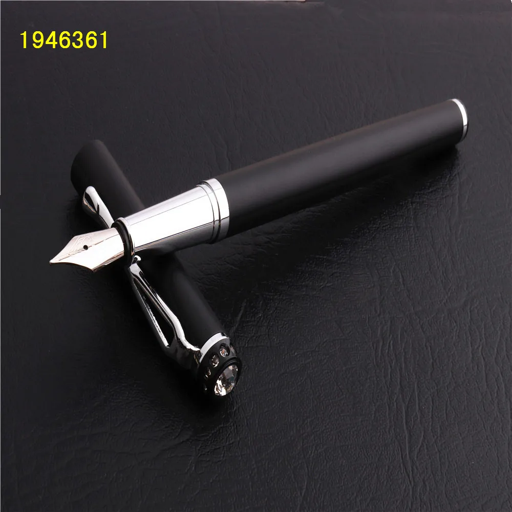 Роскошный бренд Jinhao 301 инкрустированная шапка с бриллиантом канцелярские принадлежности офисные школьные принадлежности авторучка Новинка - Цвет: H-1
