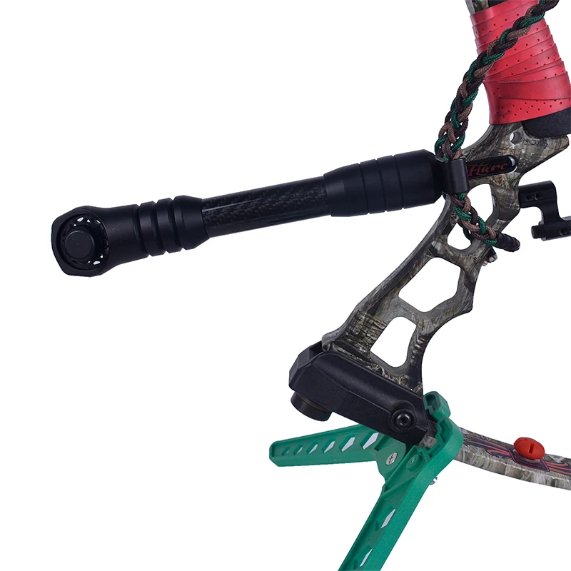 1pc Archery Compound Bow Stabilizer 6 Inches Adjustable Damper Balance Reduce Noise Shock Silencer | Спорт и развлечения