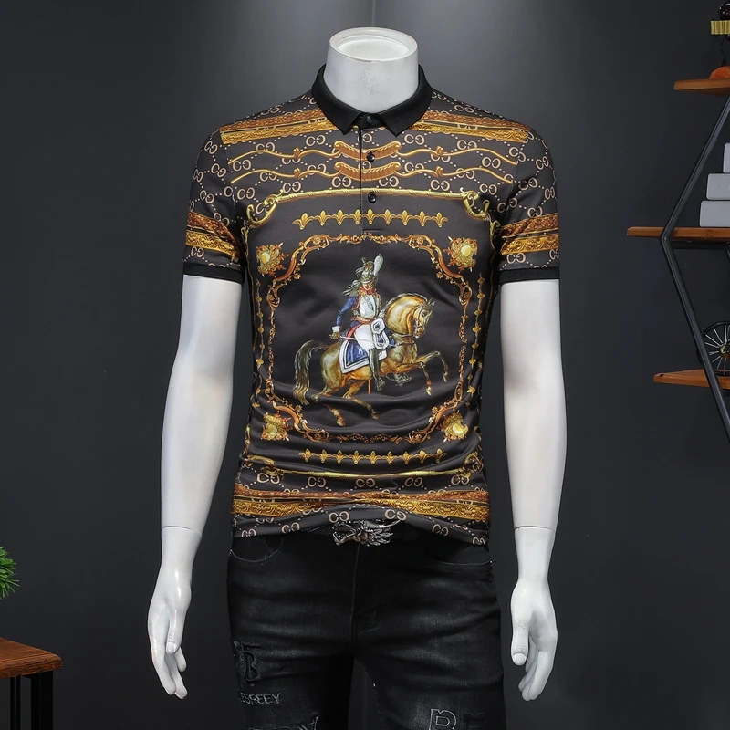 

The new 2021 summer wear short sleeve top male half sleeve polo shirt men lapel qiantang 6016 - E0322 - P65