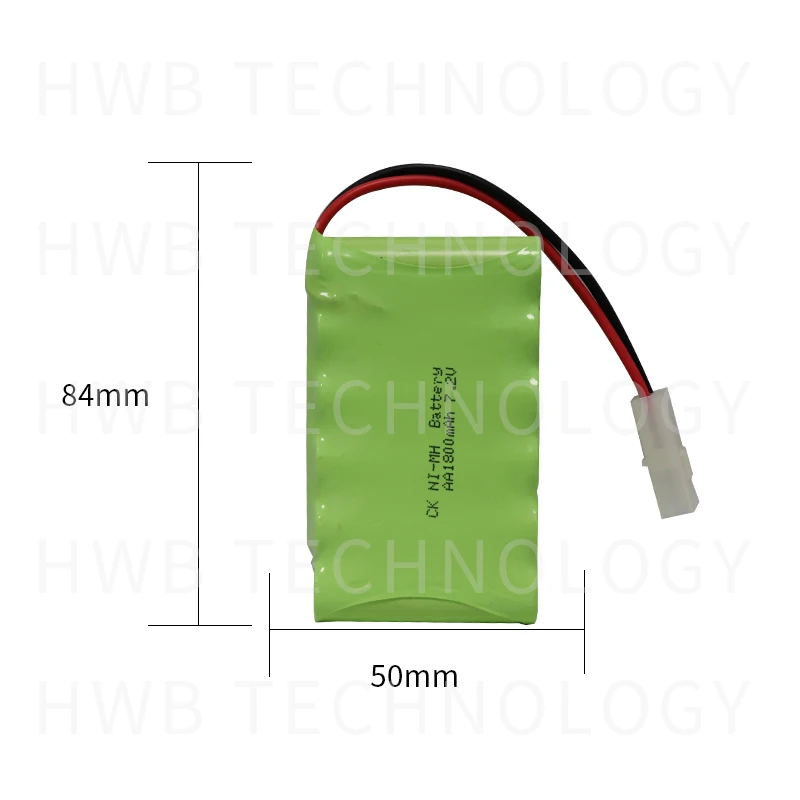 1 шт./лот совершенно новый 7 2 V AA 1800mAh ni-mh перезаряжаемые батареи в упаковке