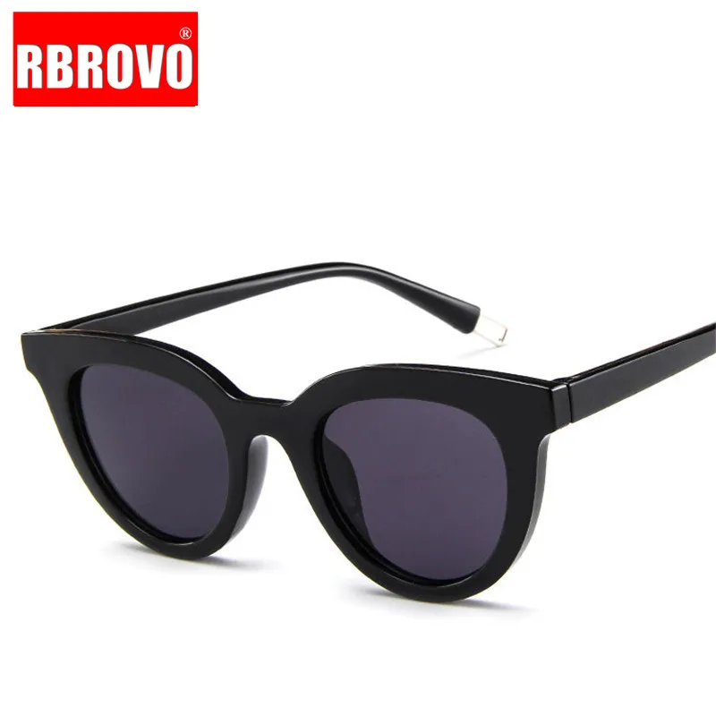 RBROVO, маленькая оправа, Cateye, солнцезащитные очки для женщин, роскошные, солнцезащитные очки, классика, Ретро стиль, пластик, для улицы, очки, UV400, Gafas De Sol Mujer