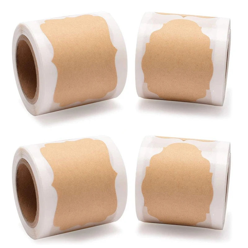 

Рождественские Пустые бирки, наклейки, этикетки, самоклеющиеся Подарочные наклейки для подарков, стеклянных бутылок, крафт-бумага, бумажны...