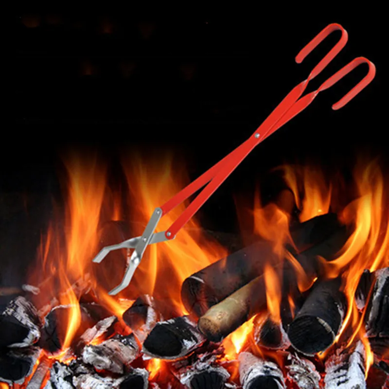 Щипцы для барбекю из углеродной духовки плоскогубцы нержавеющей стали
