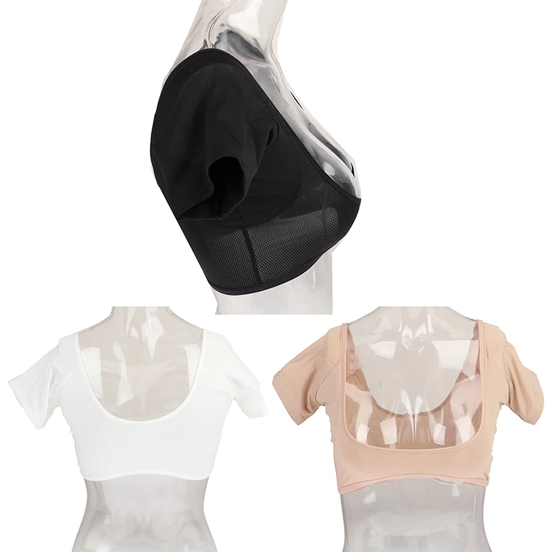 

Reusable T shirt Sweat Pad Washable Underarm Armpit Sweat Pads Perfume Absorbing