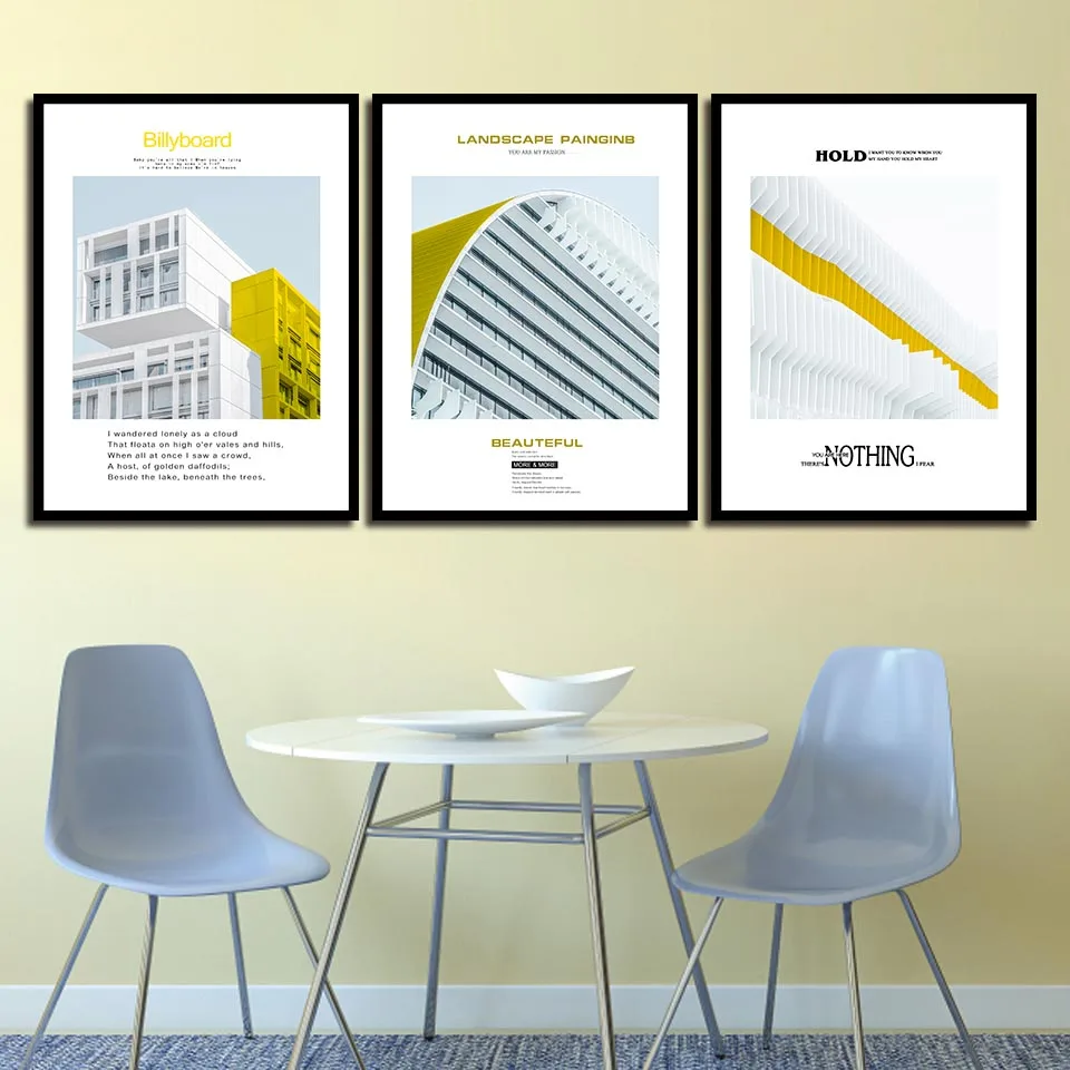 Современный домашний декор настенные художественные принты HD картинки город