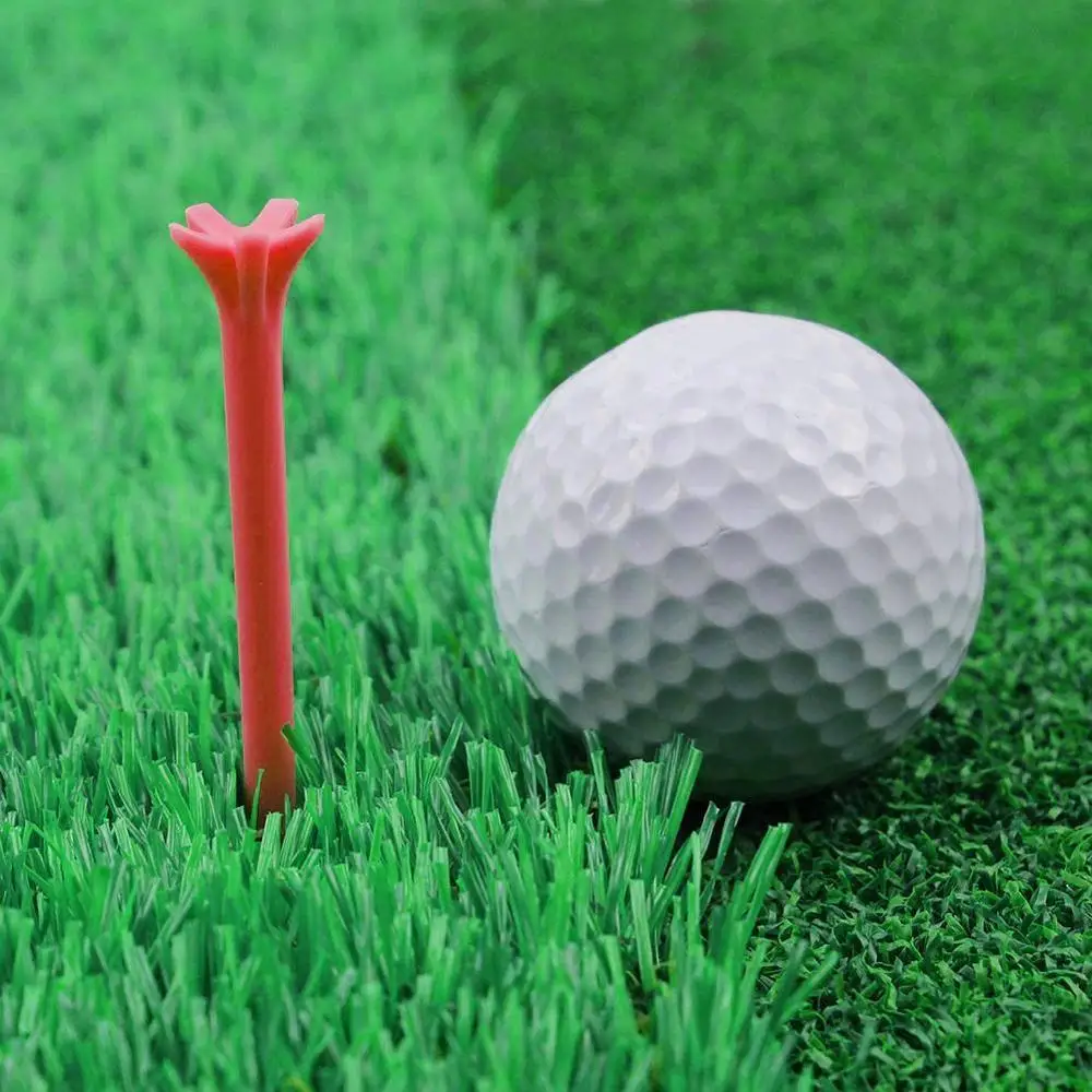 

50pcs Golf Tee 70mm Five Claw Nail Plastic Tee Random golf 5 Zero 5 Claw Less tee Professional 70mm Prong Friction Color M9Y1