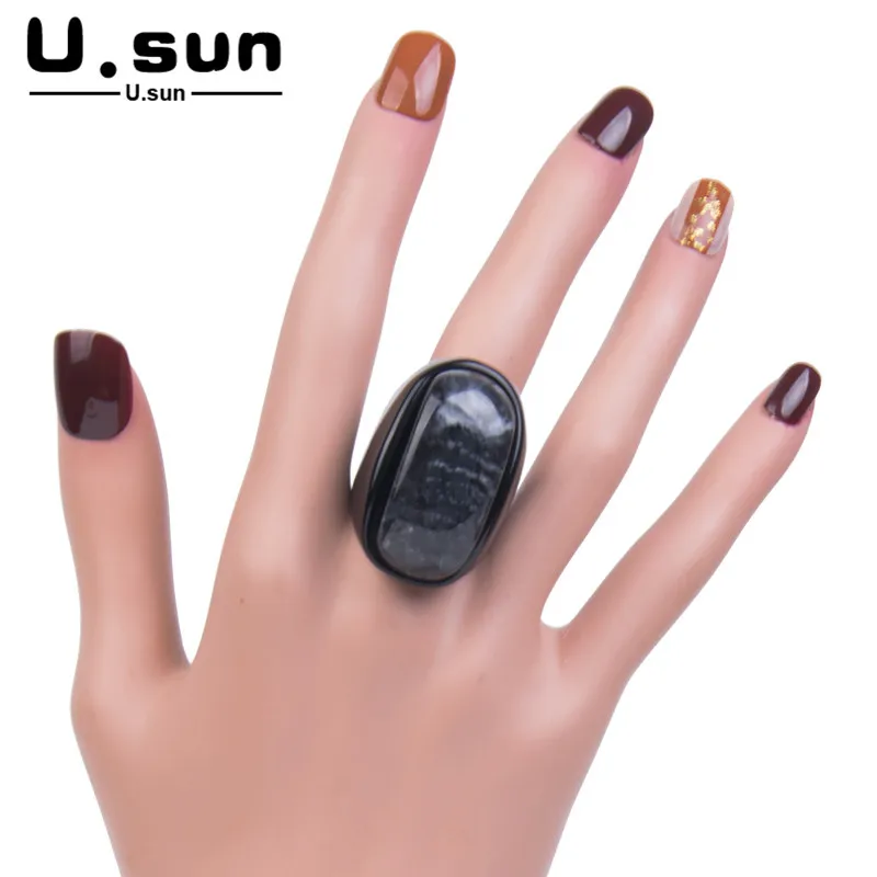 U. sun Красивые свадебные/обручальные кольца для женщин ювелирные изделия Большой