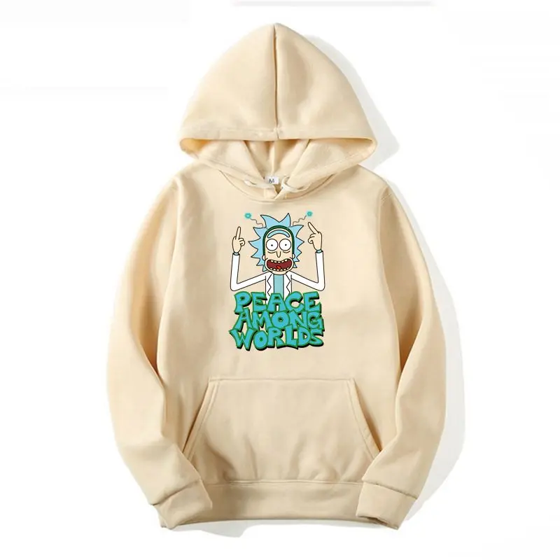 

2021 Autumn And Winter Hot Print Rick And Moti Sweatshirt Men's Anime Hoodie Funny Hooded Long Sleeve Casual Top Rick Morti