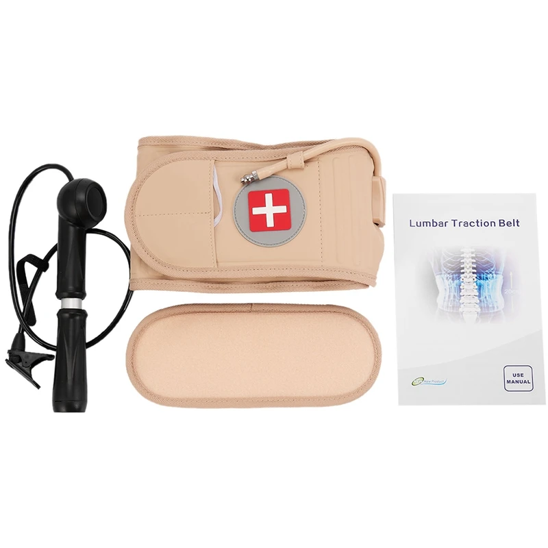 

Декомпрессионный Поясничный спинномозговой ремень с воздушным сцеплением, защита поясничного ремня, облегчение боли, Поддержка нижней поя...