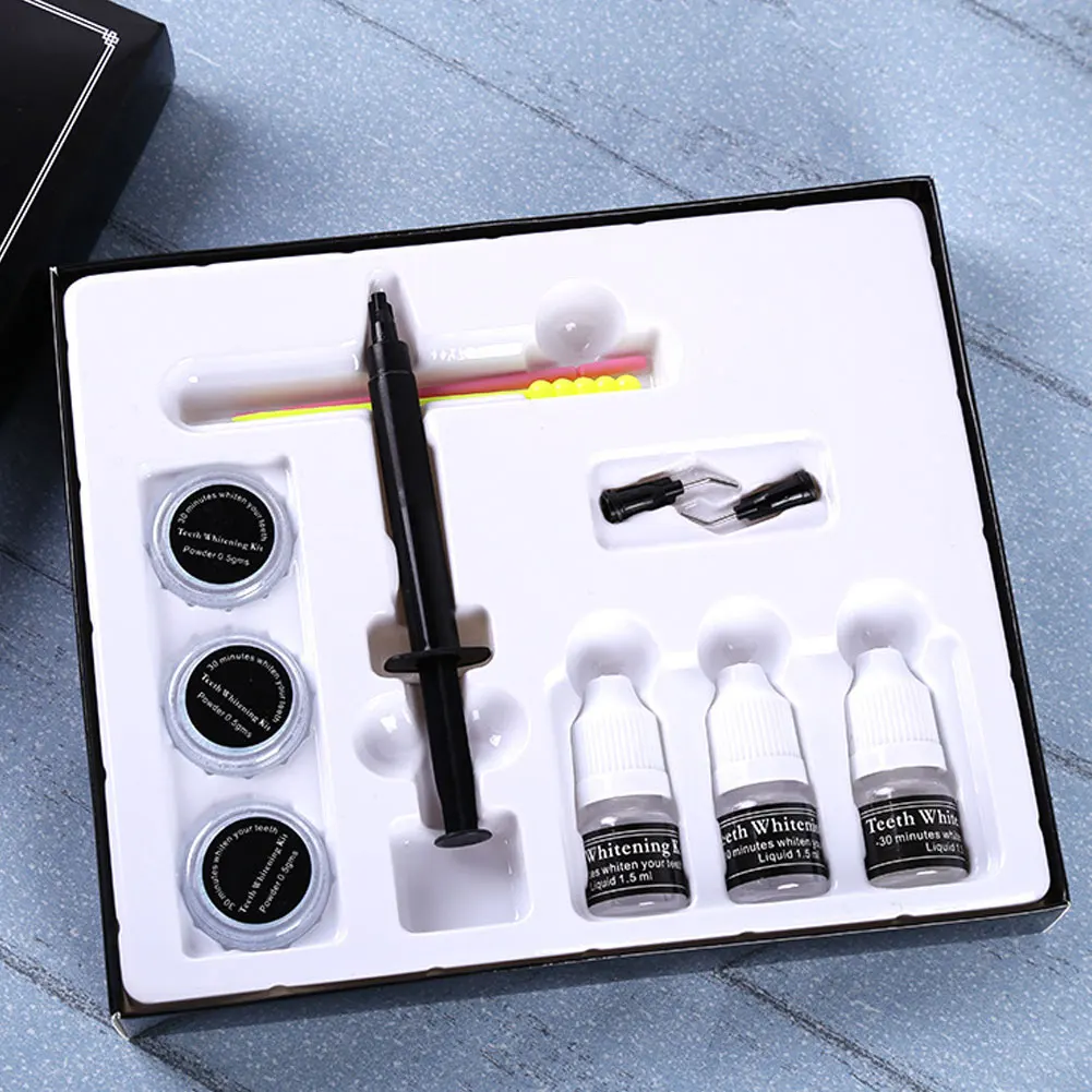 

Teeth Whitening Kit Oral Cleaner Bleaching Teeth Gum Protector Gel Dedicated Teeth Beauty Cleansing Set For Dental Beauty Salo