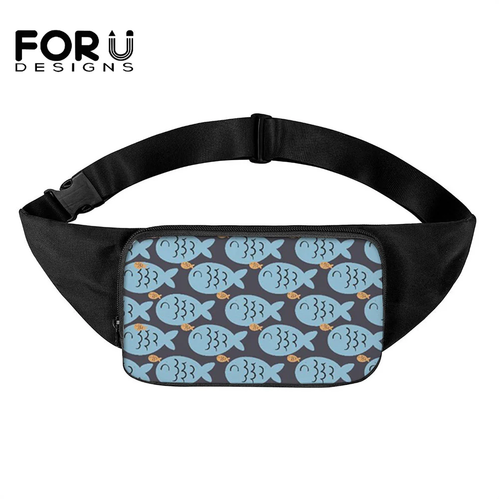 

FORUDESIGN Fashion Children's Bags Baby Boys Canvas Waist Pack Beautiful Lines Brand Design Multicolor Trendy Cartoon Chest Bag