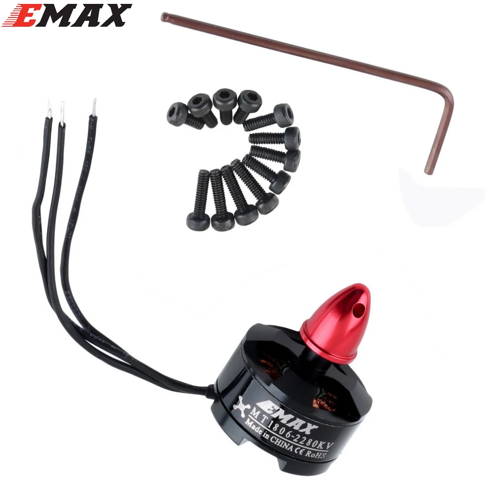 4 шт. EMAX MT1806 2280KV CW &amp CCW бесщеточный двигатель + 12A SimonK ESC для C250 Мультикоптер QAV250