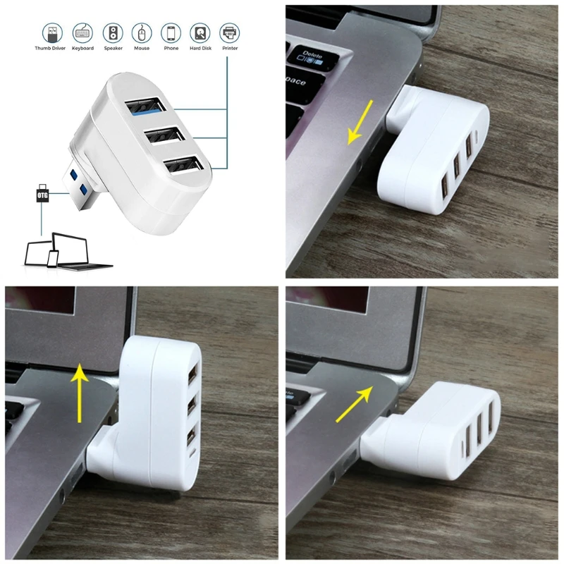 

Беспроводной USB-разветвитель 3 в 1, USB 3,0, USB 2,0, 3 порта