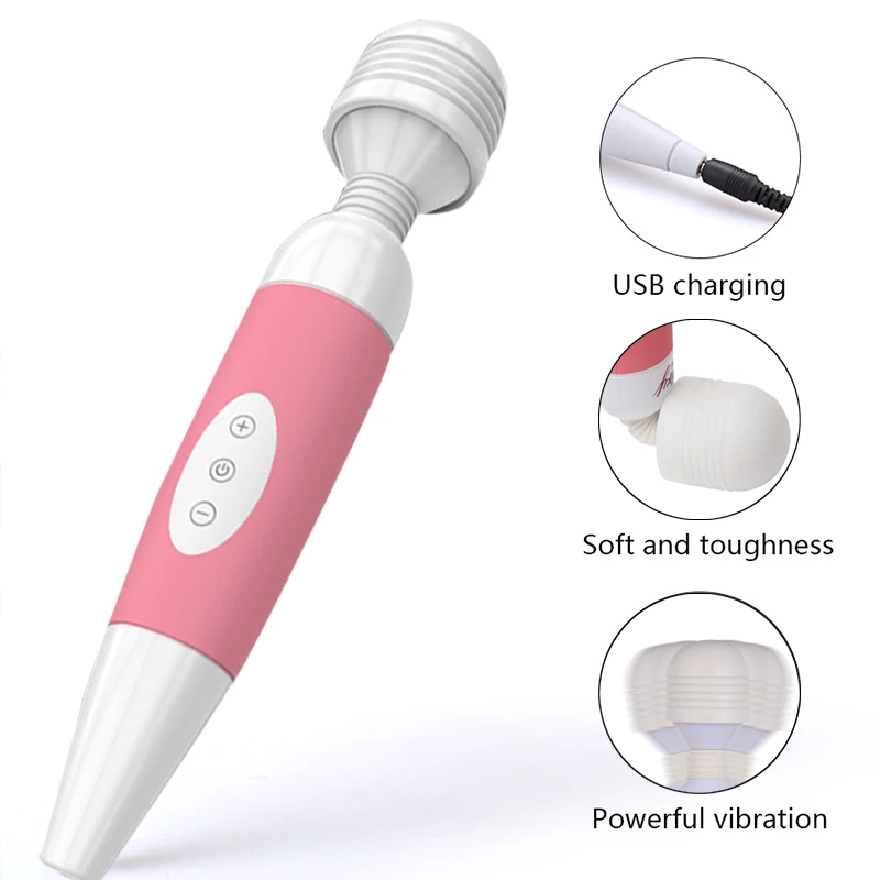 Magic Wand AV Vibrator for Clitoris Adults Sex Toys Women Phalos Stimulator Multi-Speed Prostate Massager Products USB | Красота и