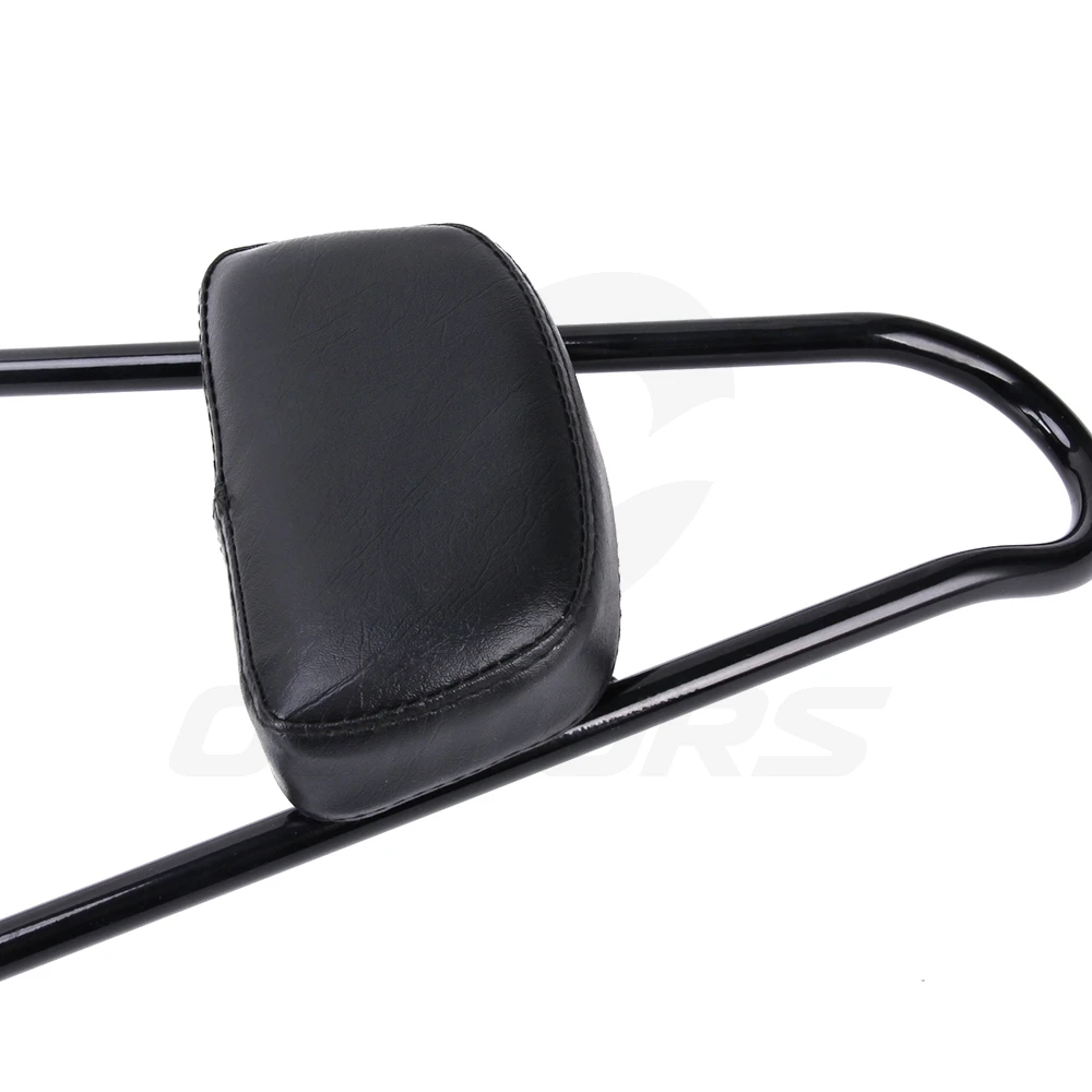OUMURS мотоцикл пассажирский сидси бар спинки подушки Pad черный для Harley Iron Sportster XL883 XL1200 48 72 2004