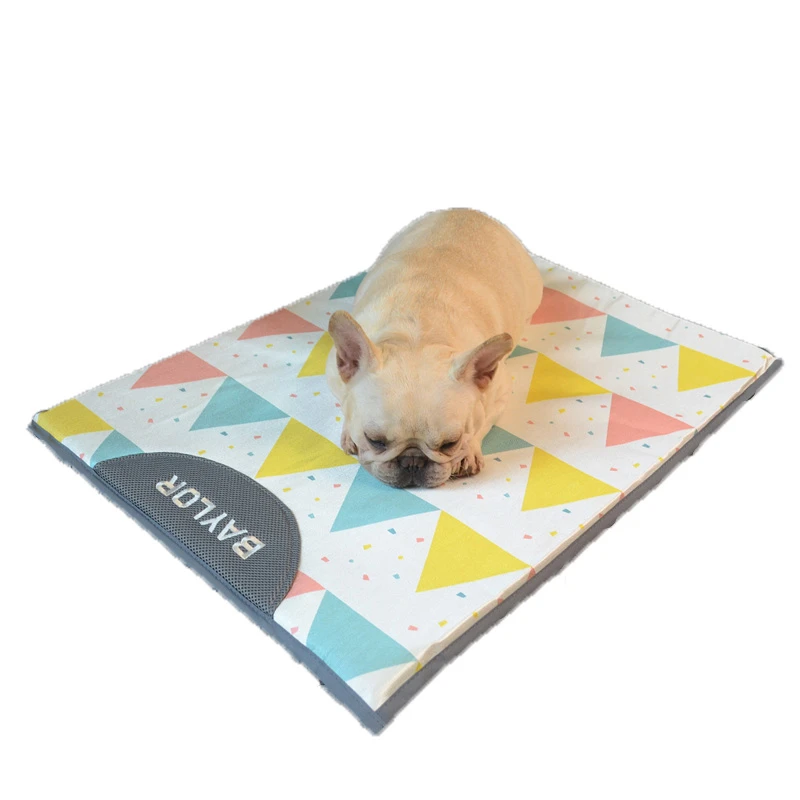 

Dog Mat Cooling Summer Pad Mat For Dogs Cat Blanket Sofa Breathable Pet Dog Bed Summer Washable For Small Medium