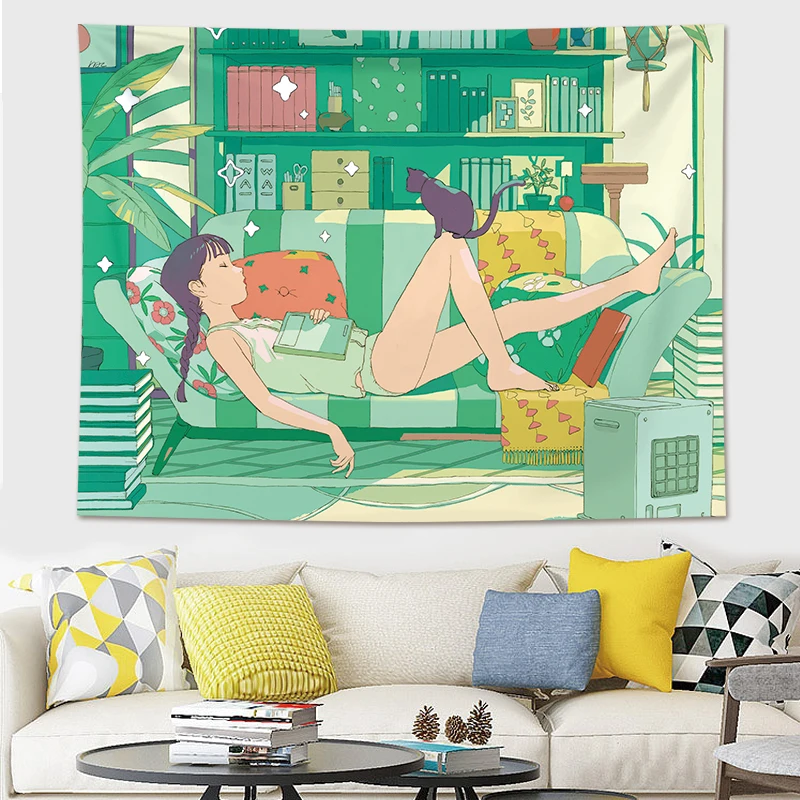 

Раскладка комнаты, украшение для кровати, сетка, красное сердце для девочки, фото, иллюстрация, гобелен для спальни, настенное покрытие, укра...