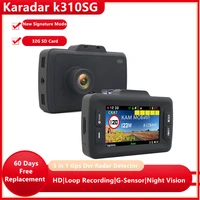 karadar 3 in 1 dvr video recorder camera gps signature radar detector for russia antiradar detector k310sg for car