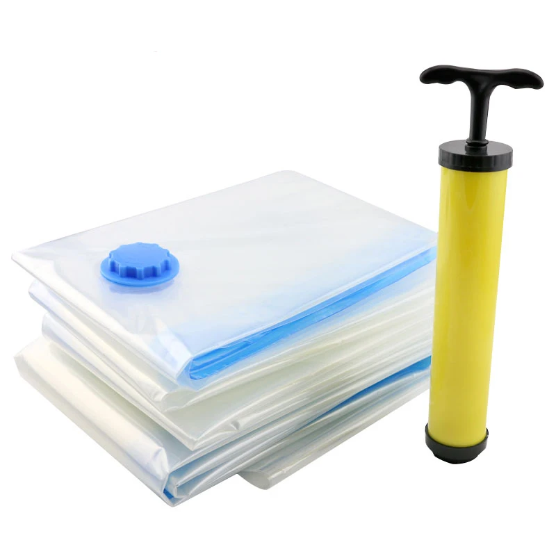 Пакеты для вакуумной упаковки одежды складная сумка хранения с клапаном