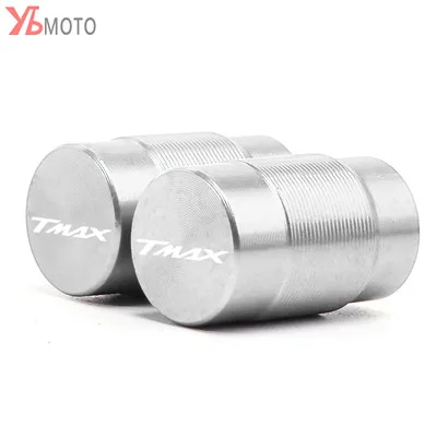 2PCS-Silver Для YAMAHA TMAX 530 500 T max 500 T-Max TMAX530 DX SX- Аксессуары для мотоциклов вентиль шины колеса колпак - Цвет: 2PCS-Silver