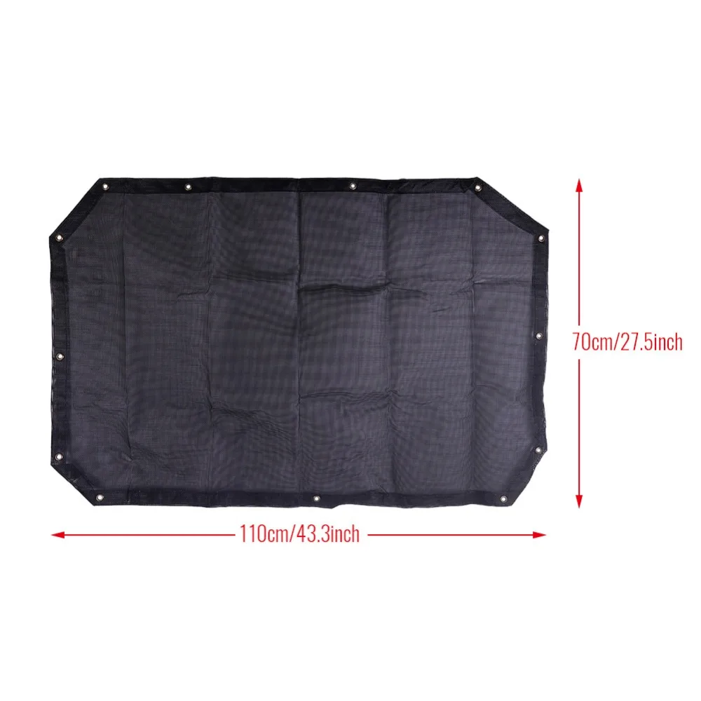 Mesh Sunshade Fit for Jeep 2007- Jeep Wrangler JK JKU Jeep JK Front Shade Plain Protection Heat Shield Windshield Visor