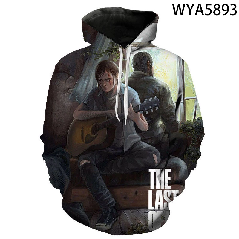 

Толстовки Last Of Us 2 The Last Of Us часть 2 для мужчин и женщин, Детская крутая уличная одежда с 3D принтом, пуловер для мальчиков и девочек, детские толстовки, пальто