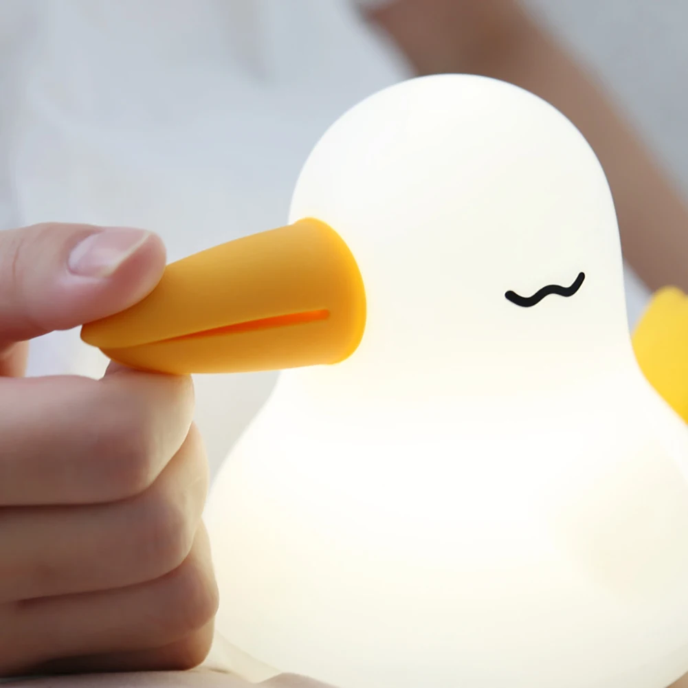 

Portable Rechargeable Kiwi Bird Night Light For Kids Baby Or Girls Cute Bird Lamp Battery Operated USB Charging Night Lights