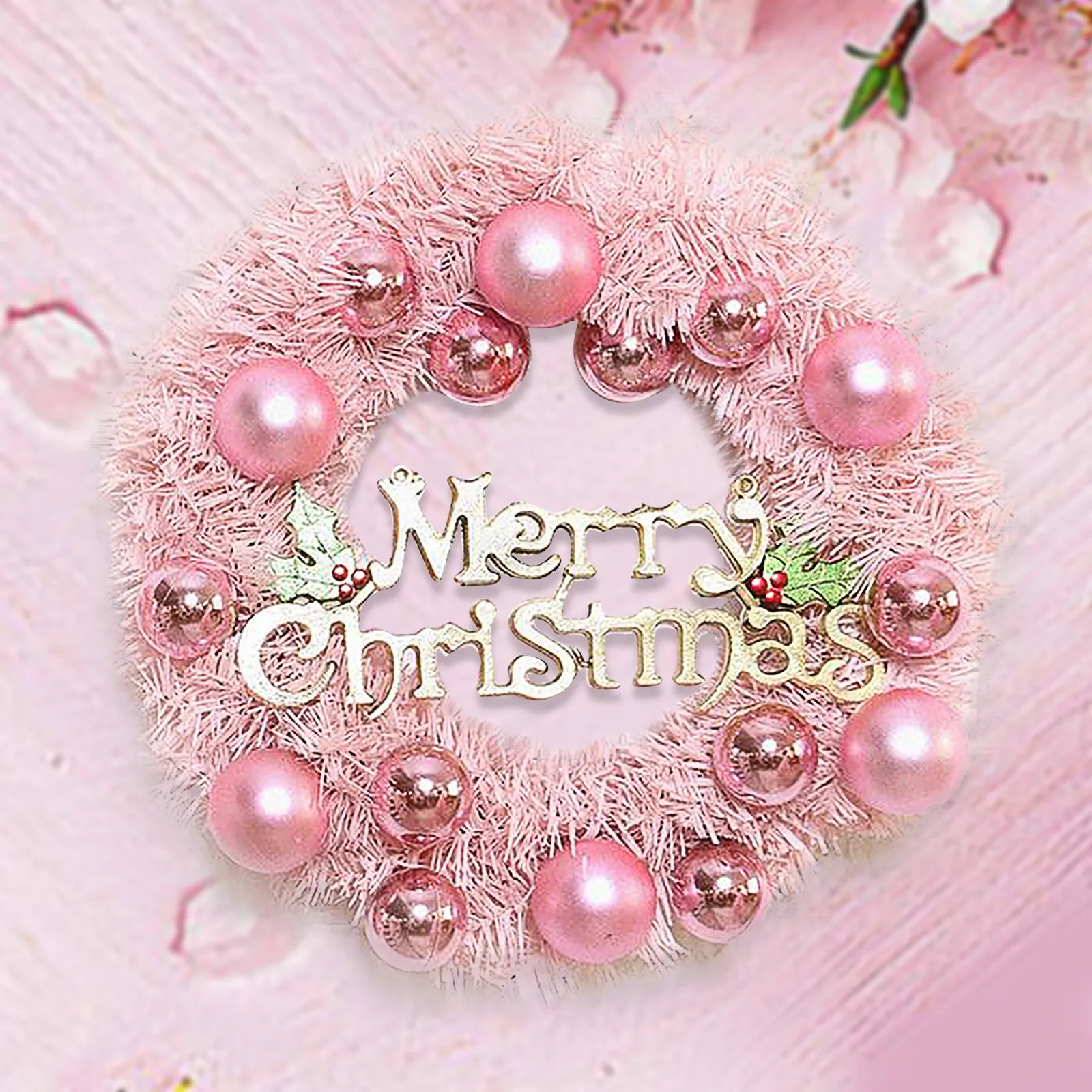 Новые креативные Розовые рождественские украшения Гирлянда кулон в виде домика