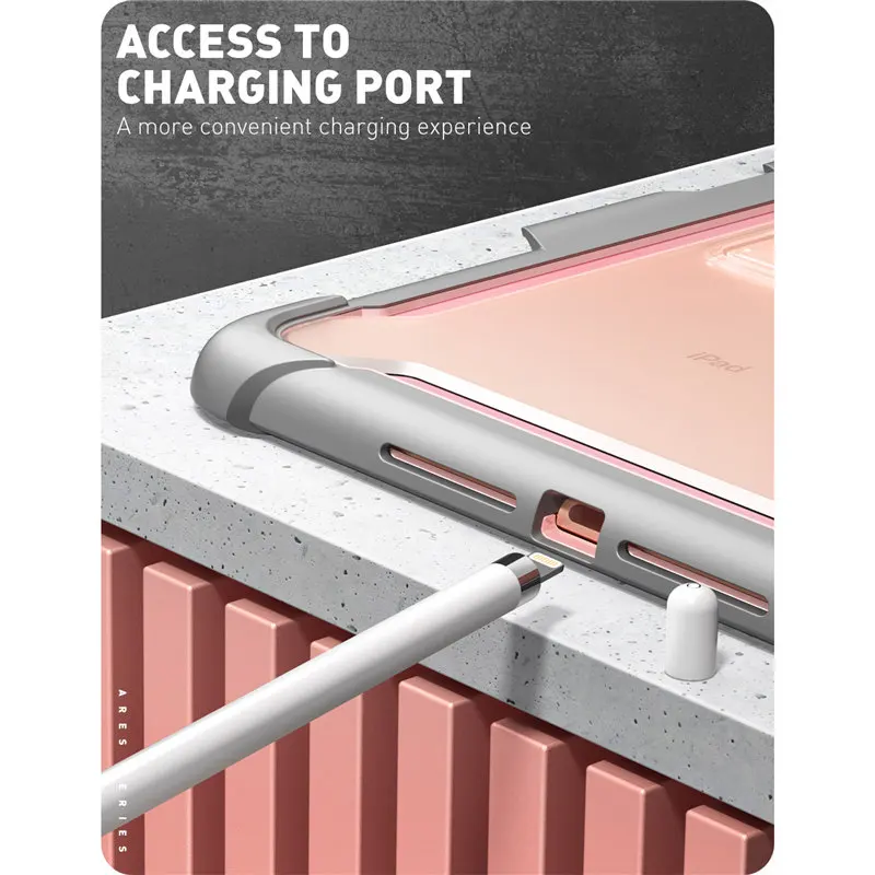 for ipad 10 2 case 202120202019 release i blason ares full body kickstand with built in screen protector pencil holder cover free global shipping