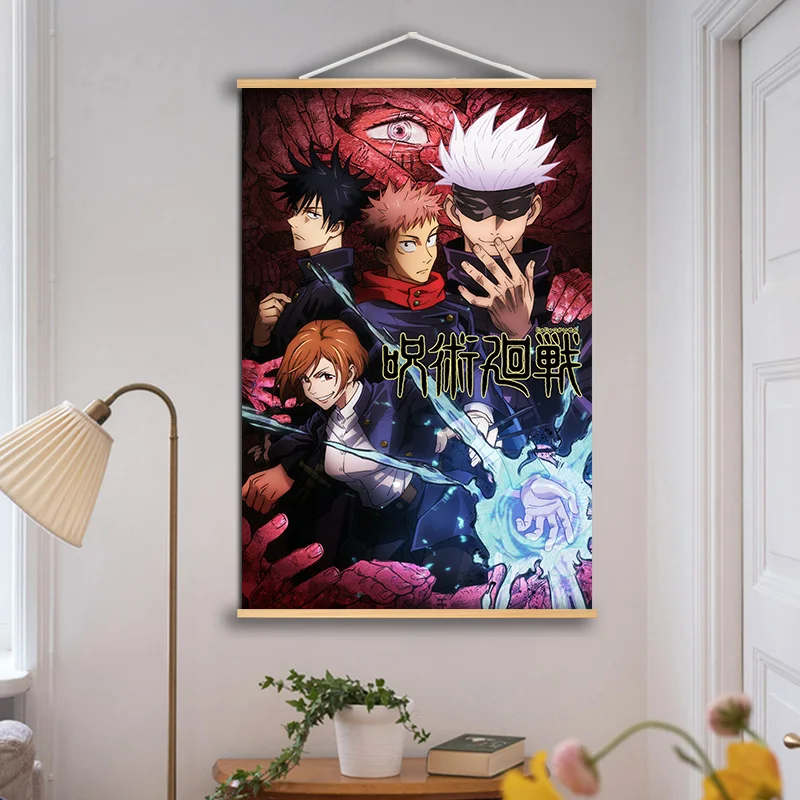 

Anime Poster Horimiya Hori Kyoko Miyamura Izumi HD Print Wall Poster Art Canvas Japanese Animation Solid Wood Hanging Scroll