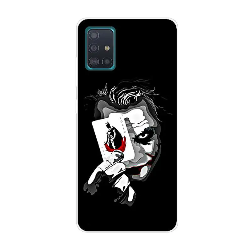 Мягкий чехол для Samsung A71 силиконовая задняя крышка из ТПУ с мультяшным рисунком