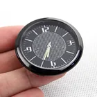 Автомобильные часы с логотипом аксессуары для украшения салона приборной панели для Jeep Cherokee XJ KJ KK Compass Wrangler JK MK Grand Cherokee WJ WK