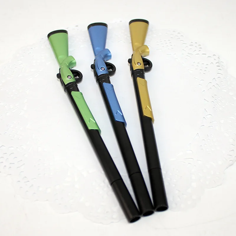 Новинка гелевая ручка в форме пистолета для мальчиков детская игрушечная