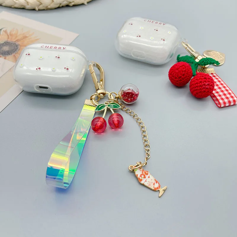 

Прозрачный чехол для Apple Airpods 1/2/3, защитный чехол для наушников, чехол для наушников Apple Airpods Pro, милый чехол с подвеской