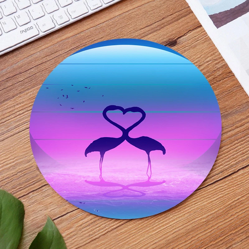

MRGLZYRound Mouse Pad Small Sports Female Custom-made Game Anime Cute Student Office Computer PersonalityTable Mat Desk Desks