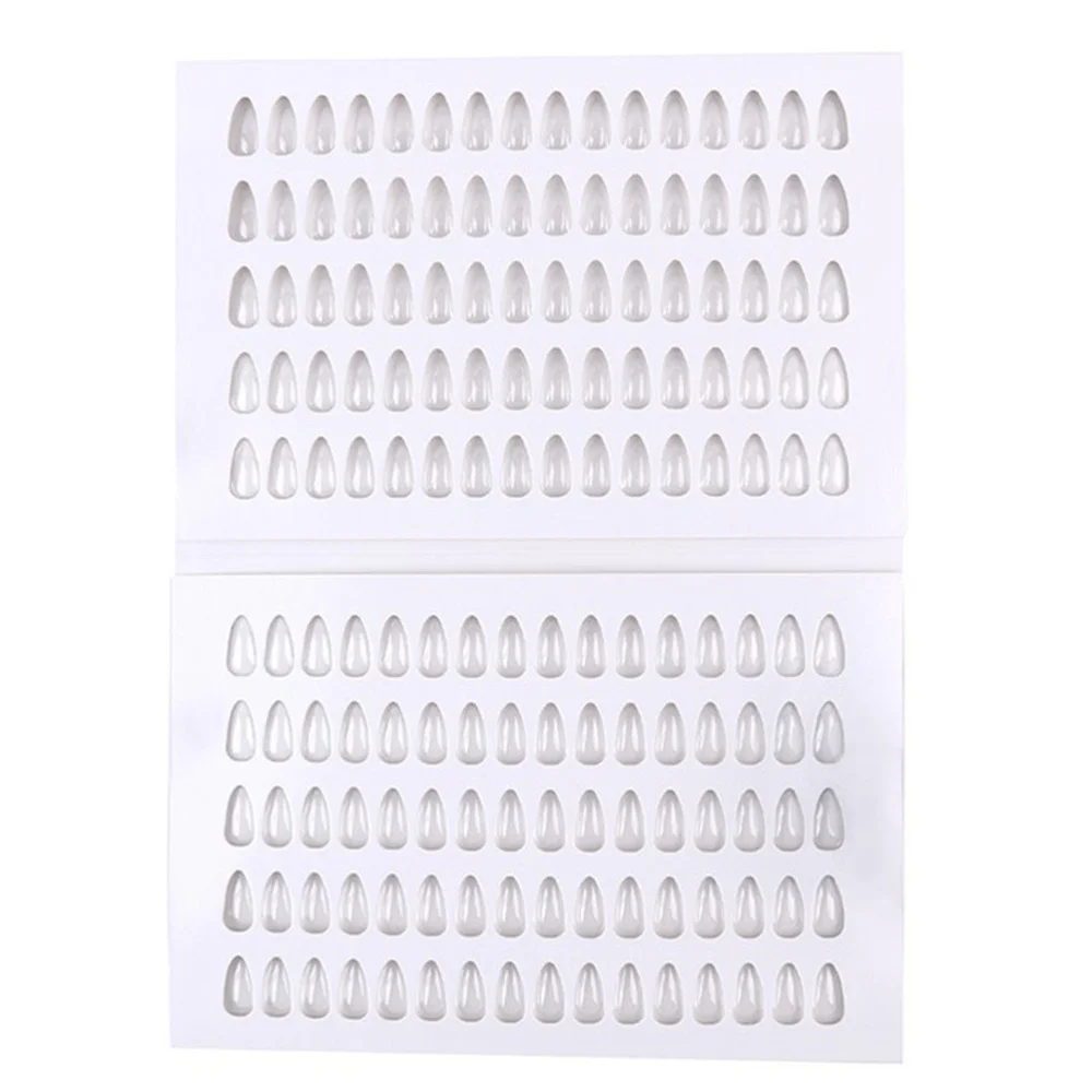 

1 шт., 160 цветов, образец пластины для ногтей, книга с цветным дисплеем (белый)